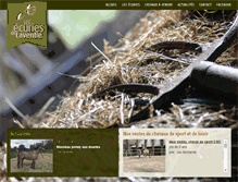 Tablet Screenshot of ecuries-laventie.com